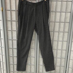 Tristan Black and White Patterned Pants, Size 2